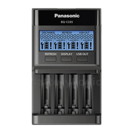 Panasonic Eneloop BQ-CC65 Pro batterioplader (4 AA/AAA batterier)